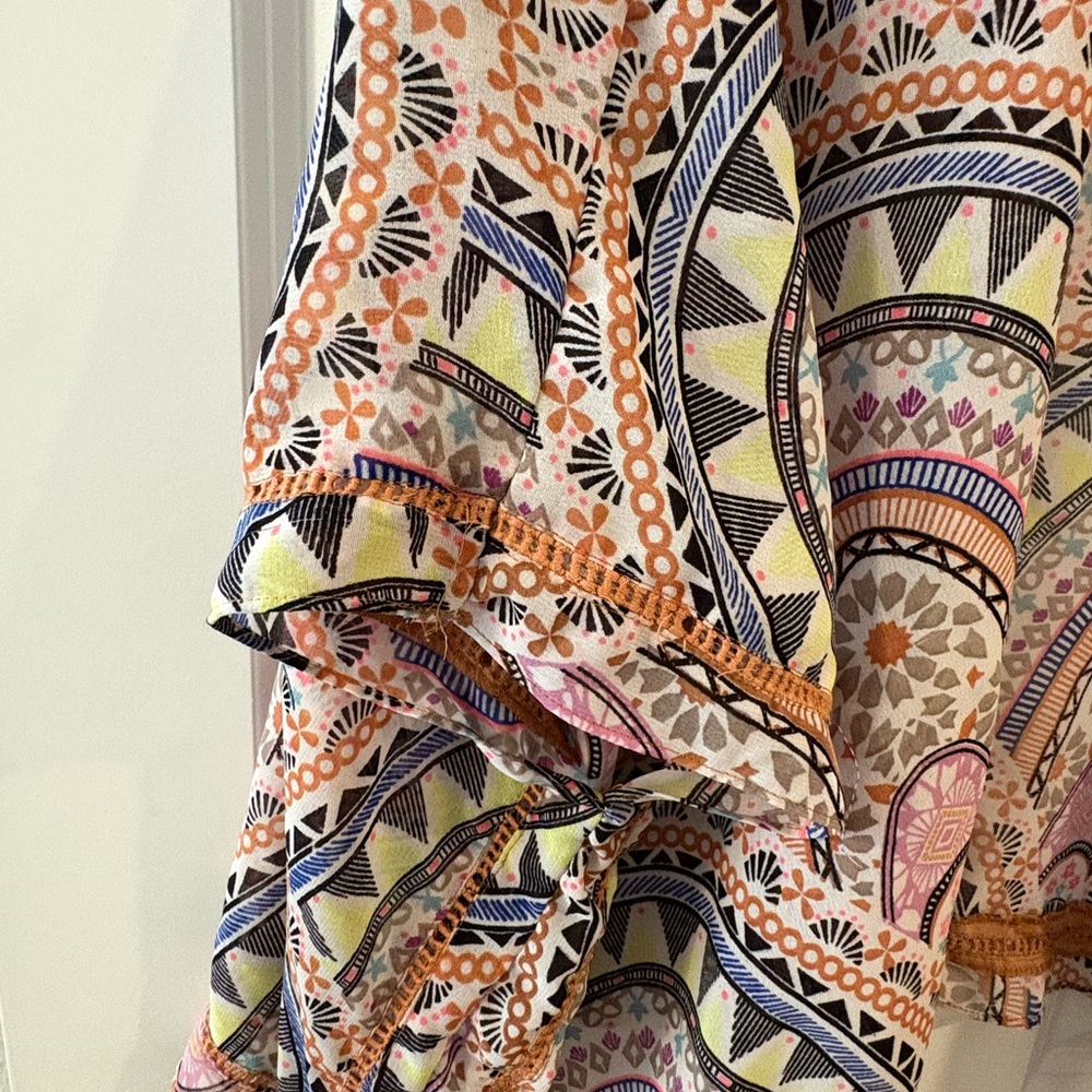 Colorful Patterned Summer Shrug - Picture 7 of 10